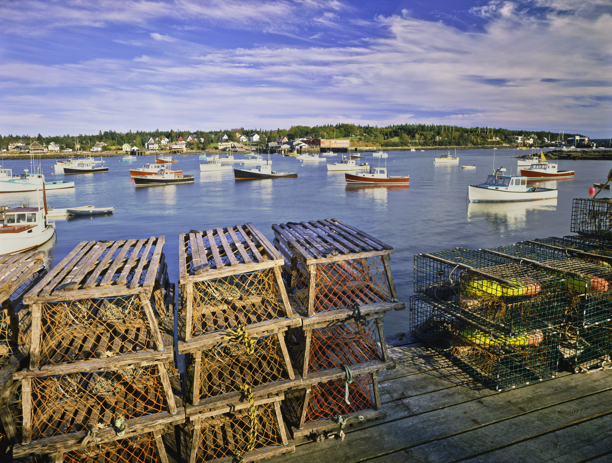 Maine Fishing Village